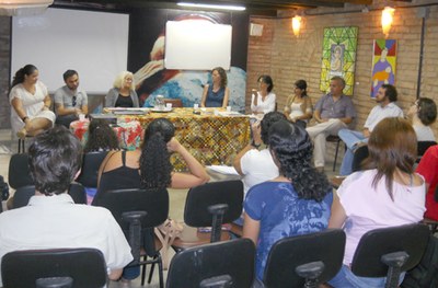 Aula inaugural da especialização, no Museu Théo Brandão