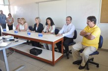 Mesa de abertura da aula inaugural