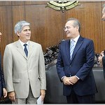 Reitor da Ufal e diretoria da Andifes são recebidos pelo presidente do Senado