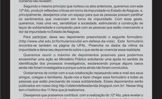 Carta-convite enviada pela Proest