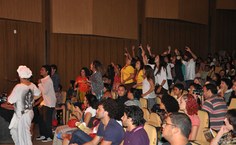 A melhor intérprete, Luana Costa, levou uma animada torcida