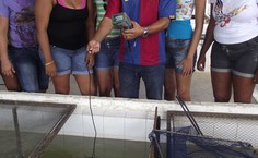 Estudantes acompanham atividades práticas desenvolvidas no Centro de Recursos Pesqueiros e Aquicultura da Codevasf