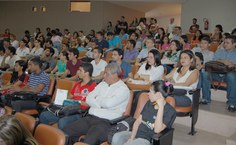 Alunos e professores com projetos aprovados no Painter lotam auditório da Reitoria