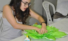 Criatividade não faltou entre os oficineiros