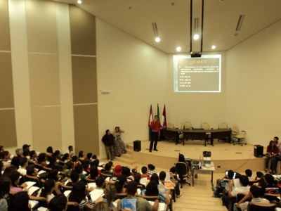 Aula inaugural de 2012 no auditório da Reitoria | nothing