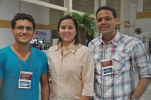 Jhonathan, Ana Carolina e Deriky Pereira, do Jeca, receberam certificado de Excelência Acadêmica
