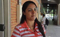 Mávyla Tenório, fera da Engenharia de Petróleo, acredita que a integração é importante no início do curso