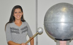 Taciana Santos recebeu alunos de sete escolas para o Show de Física