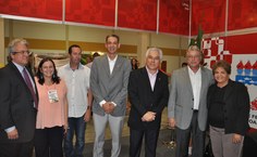 O governador Teotonio Vilela Filho também visitou o estande da Ufal