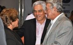 O reitor Eurico Lôbo e o governador Teotonio Vilela com Ana Dayse Dórea