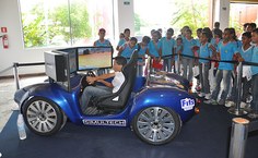 Simulador de velocidade é uma das atrações mais procuradas