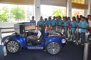 Simulador de corrida é destaque da Fits no 1º Alagoas Caiite