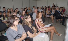 Alunos e professores participaram da aula inaugural