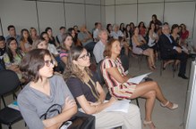 Alunos e professores participaram da aula inaugural