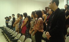 Solenidade reuniu instrutores, professores, alunos e familiares de formandos