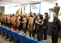 Corufal se apresenta na abertura do encontro dos servidores da universidade, em outubro de 2011