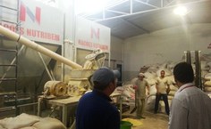 Depois de assinado o contrato, Jailton conheceu o espaço de produção de rações da empresa Nutribem