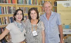 Professores Clara Suassuna e Sérgio Borba prestigiam o evento