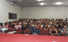 Auditório ficou lotado com a presença dos novos bolsistas e orientadores do Campus Arapiraca