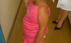 Menina de 4 anos está com sobrepeso