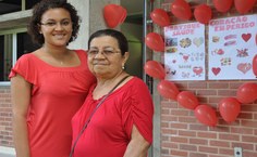 Ana Isabela Ferreira adotou o coração de Elza Mendes Pires