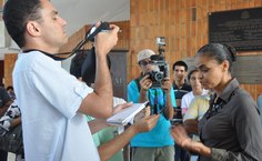 Imprensa esteve presente