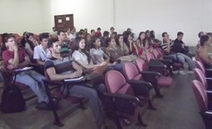 Alunos do curso participaram da aula inaugural