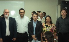 Pró-reitor Pedro Nelson Bonfim prestigia o evento