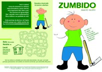 Informativo distribuído entre os moradores