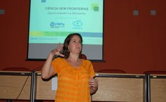 Betina Soares do escritório da DAAD no Rio de Janeiro