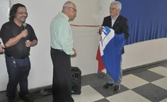 Ségio Onofre, Benedito Fonseca e o reitor Eurico Lôbo