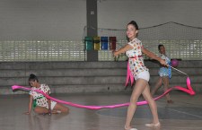 Alunas de Educação Física de Maceió apresentam Ginástica Rítmica