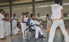 Capoeira Gingoterapia trouxe alunos especiais para abertura do evento