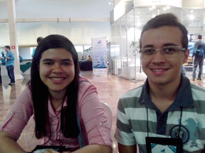 Caroline Lima e Marlon Lima, do curso de Engenharia da Computação da Ufal