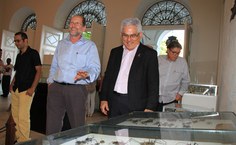 Secretário Osvaldo Viegas e o reitor Eurico Lôbo