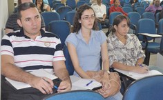 Estudantes ouviram atentamente palestra ministrada por Etelvino Bechara