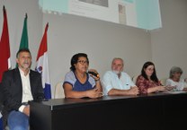 Professora Margarida Santos, representante da nova diretoria da Adufal