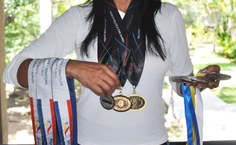 As conquistas internacionais da atleta