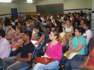 Professores das redes estadual e municipal de ensino participaram do encontro