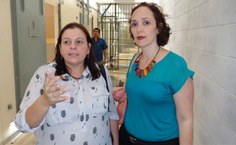 Rachel Rocha e Elaine Pimentel