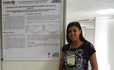 Aluna Julianna Catonio do Grupo Irriga no Conbea 2013