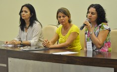Reivan Marinho, Valéria Correa e Rosa Prédes iniciaram as atividades do evento