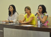 Reivan Marinho, Valéria Correa e Rosa Prédes iniciaram as atividades do evento