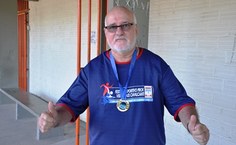 Verter Paes foi o primeiro homenageado desta edição do Festival Esportivo