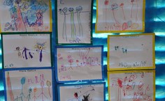 Desenhos representam diferentes famílias