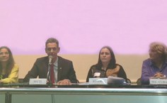 Eduardo Setton dá as boas-vindas aos cubanos em nome do governo do Estado