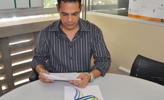 Pablo Viana comemora a seleção