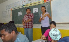 Gilberto Galdino e Neide Almeida são monitores-tutores do projeto