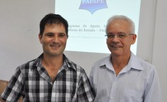 Luciano Barbosa e Roberaldo Carvalho apresentaram funcionamento do Paespe a diretores de escolas da 14ª Coordenadoria de Ensino