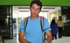 Aluno Luccas Cunha destaca ser a exposição uma oportunidade de aprendizado